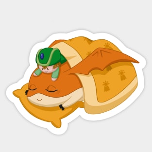 Patamon a mimir Sticker